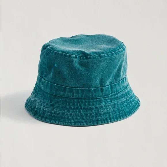 UO | Green Wash Denim Bucket Hat - Picture 1 of 5